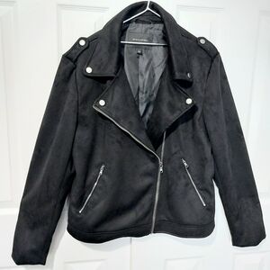 Banana Republic Vegan Suede Jacket, NEW, Size L